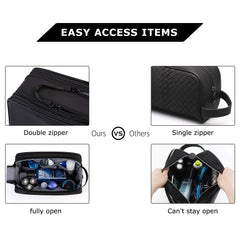 BAGSMART neceser con organización interior y bolsillos para todo