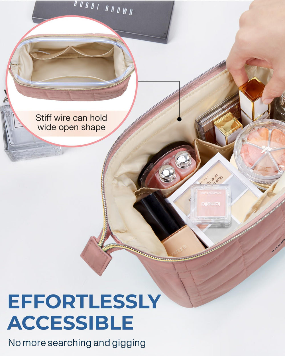 BAGSMART material taslán suave aporta textura lujosa y relajante
