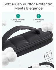 BAGSMART neceser transparente de PVC impermeable, visibilidad instantánea.