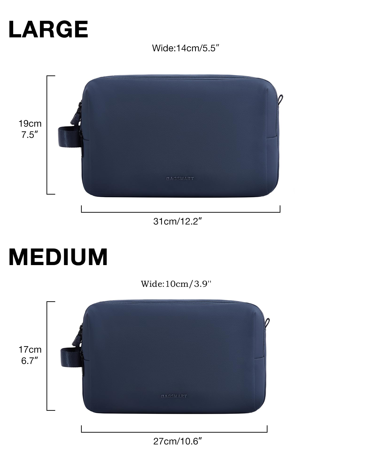 Neceser BAGSMART, uso en casa o viaje con gran capacidad.