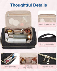 Neceser BAGSMART con bolsillos de malla internos para ordenar accesorios