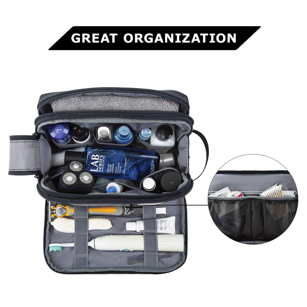 Organizador de viaje BAGSMART compacto, mantiene lo esencial ordenado en un solo compartimento.