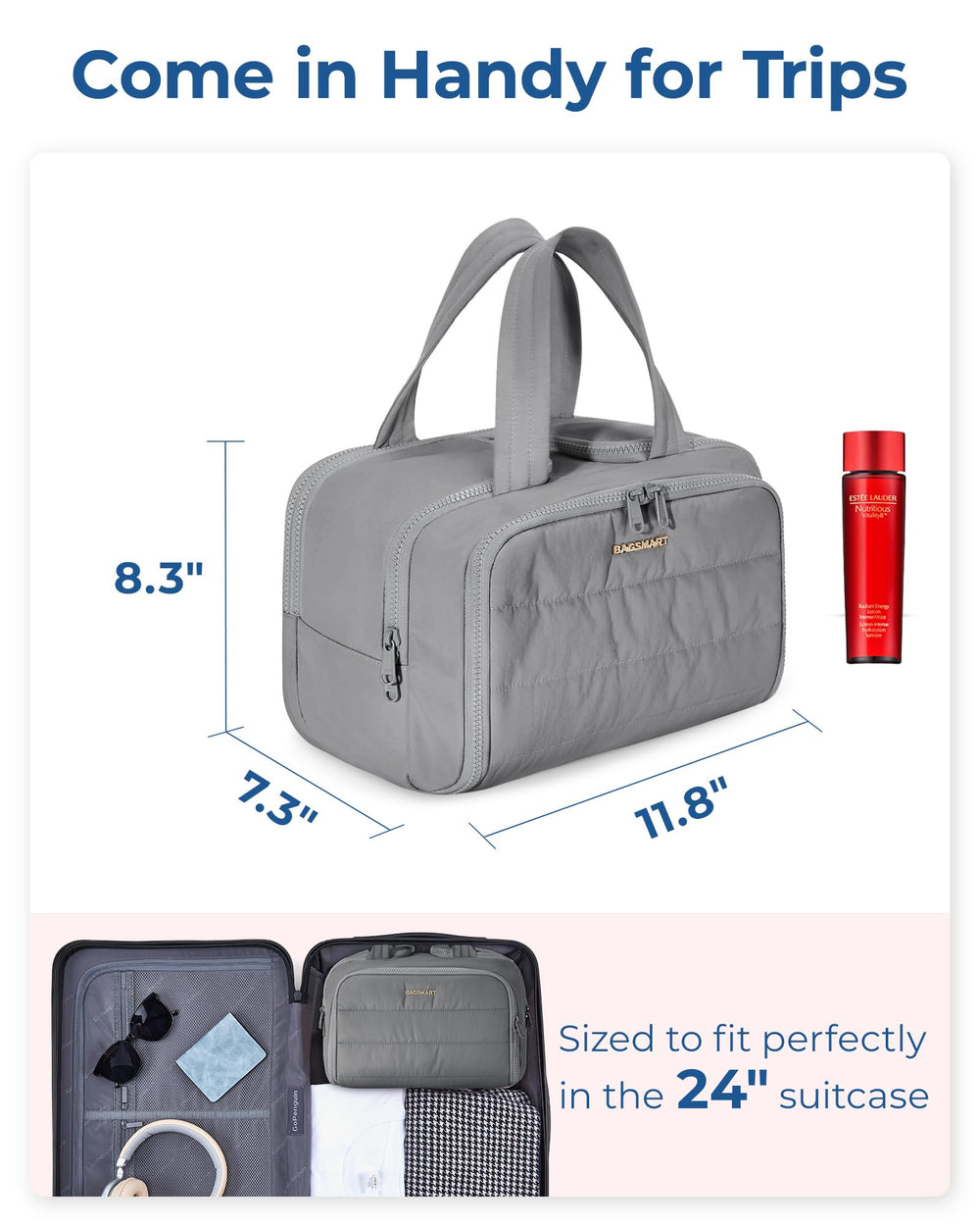 Organizador multifuncional BAGSMART para cosméticos y accesorios