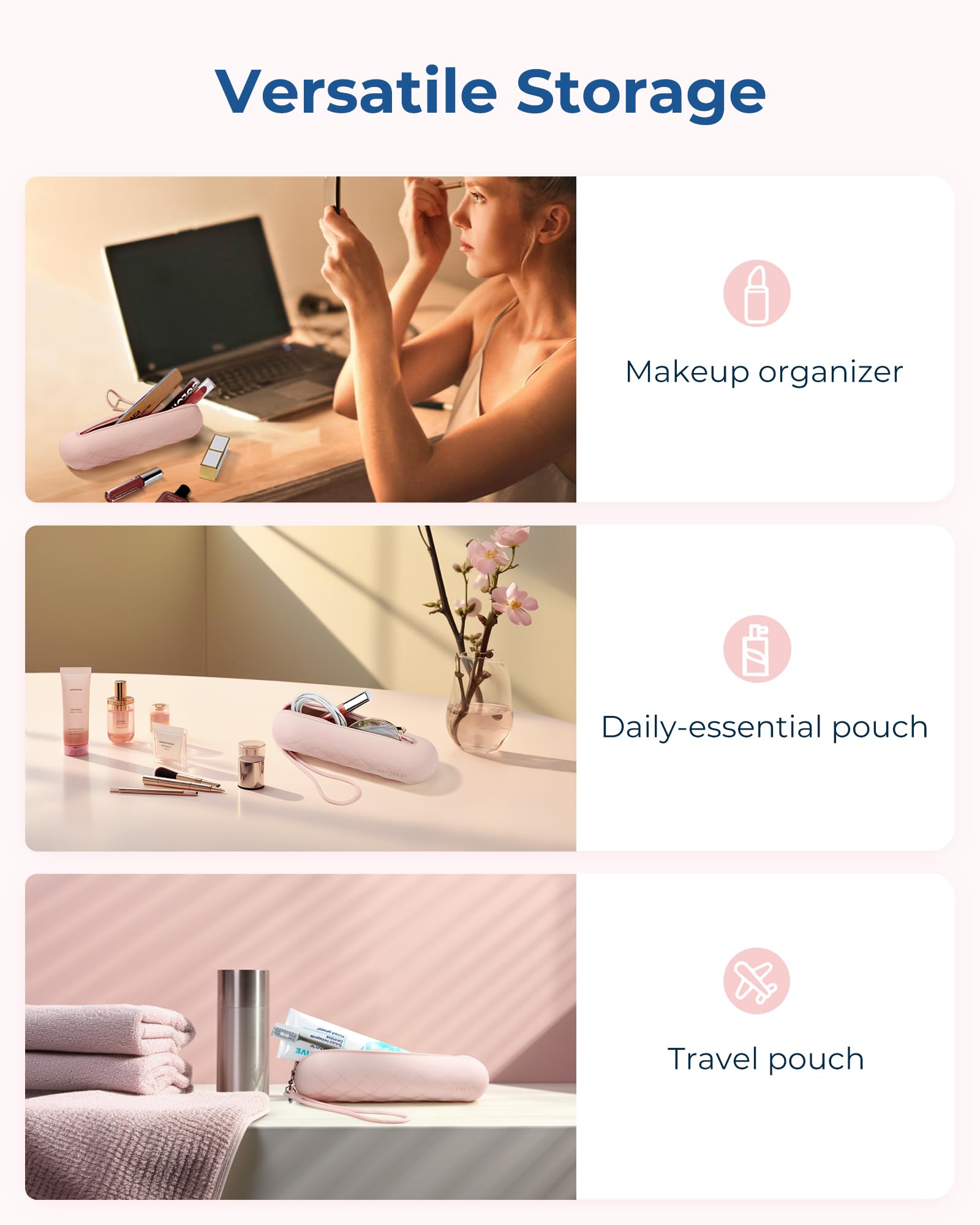 Organizador BAGSMART para accesorios pequeños durante viajes.