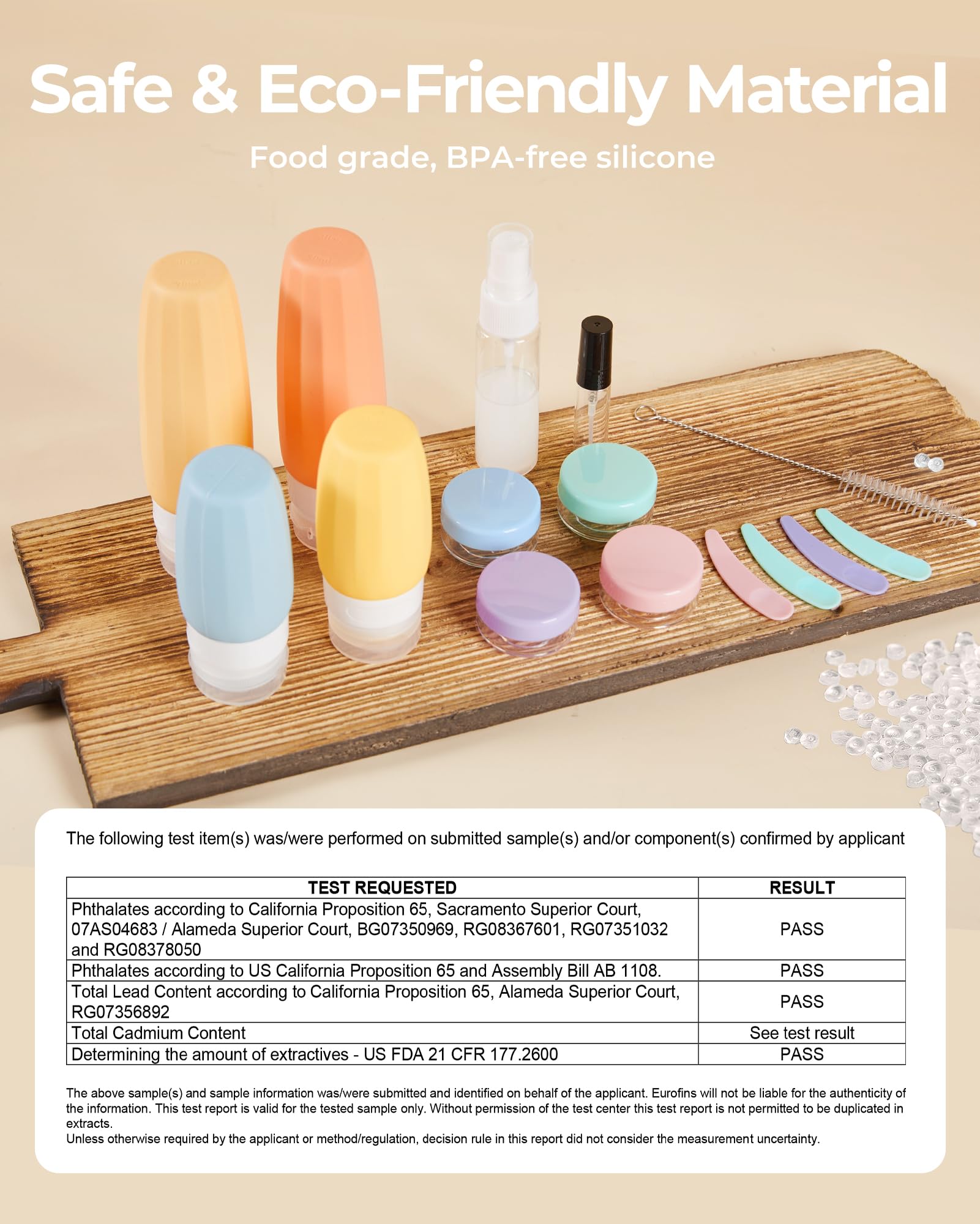 Pulverizadores BAGSMART para viaje: rociado uniforme y sin goteo.