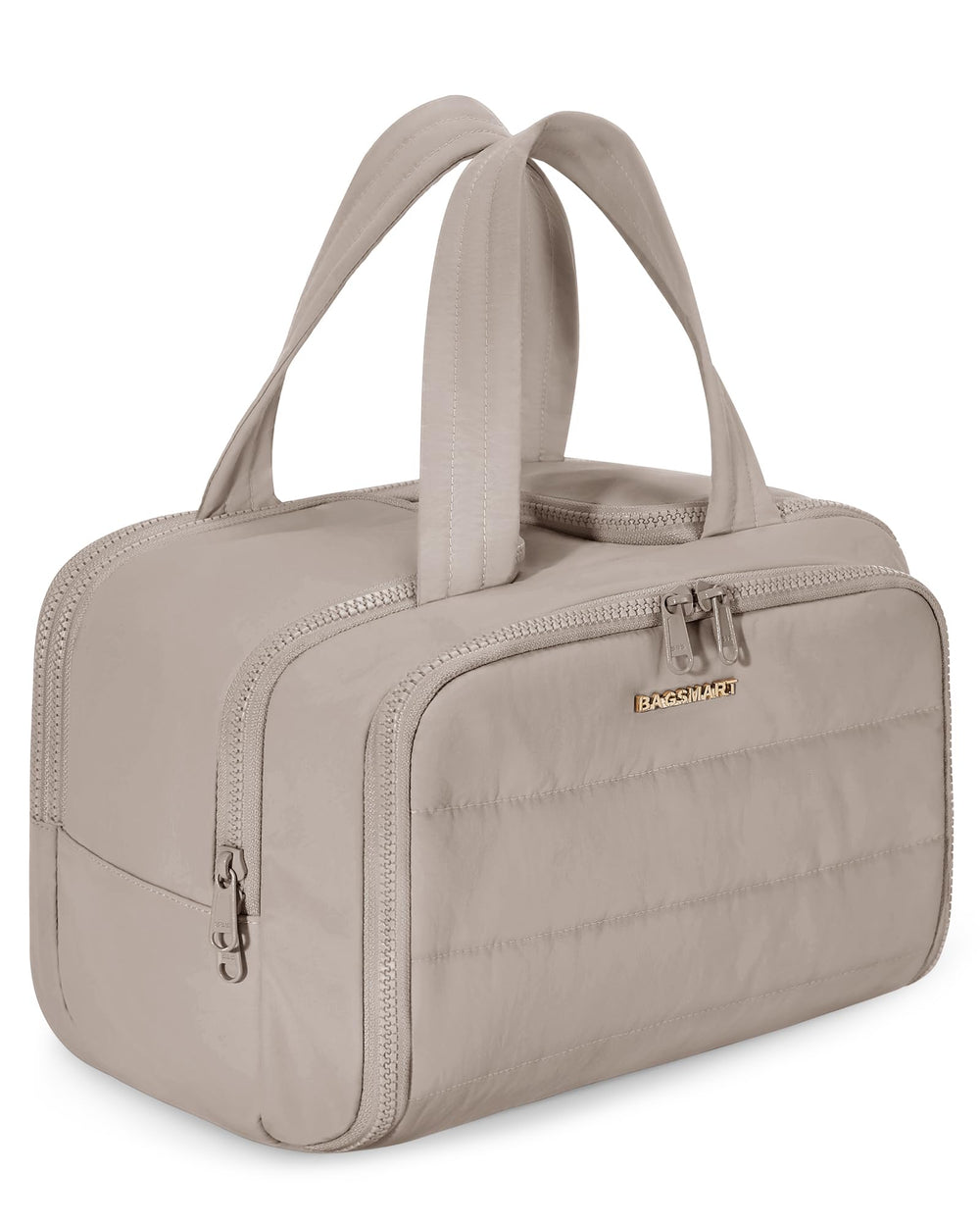 BAGSMART Trousse de toilette voyage, grande capacité pour cosmétiques et accessoires.