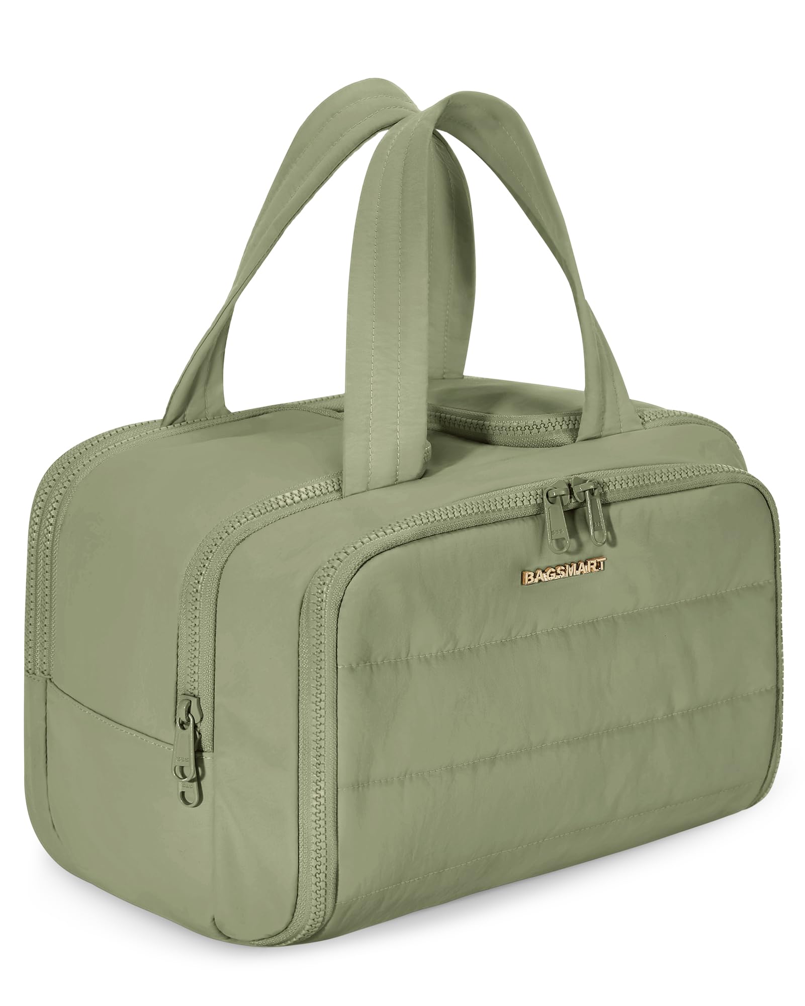 Trousse BAGSMART à grande ouverture facilitant l'accès rapide aux articles.