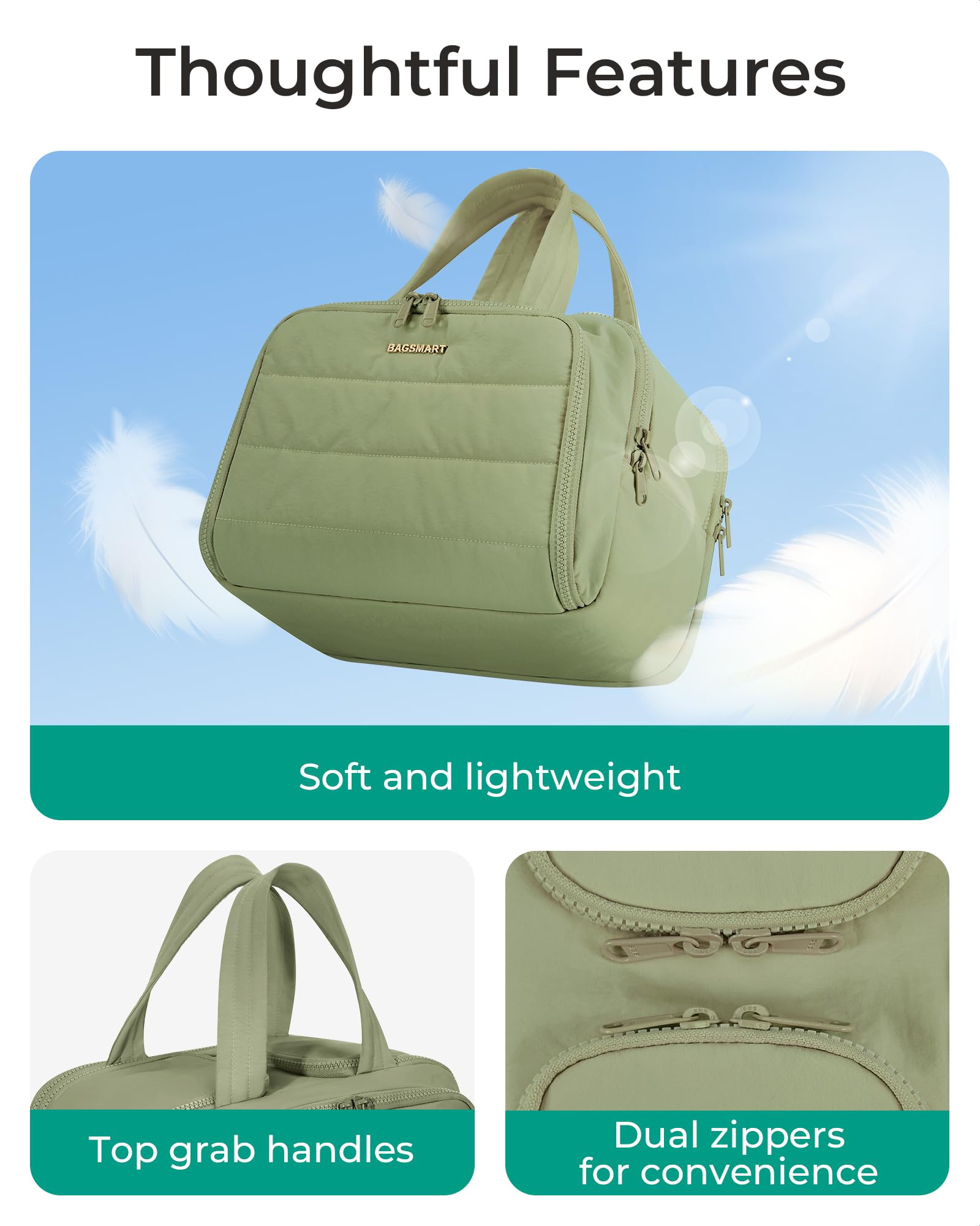 Ouverture principale large BAGSMART permet de repérer rapidement les produits.