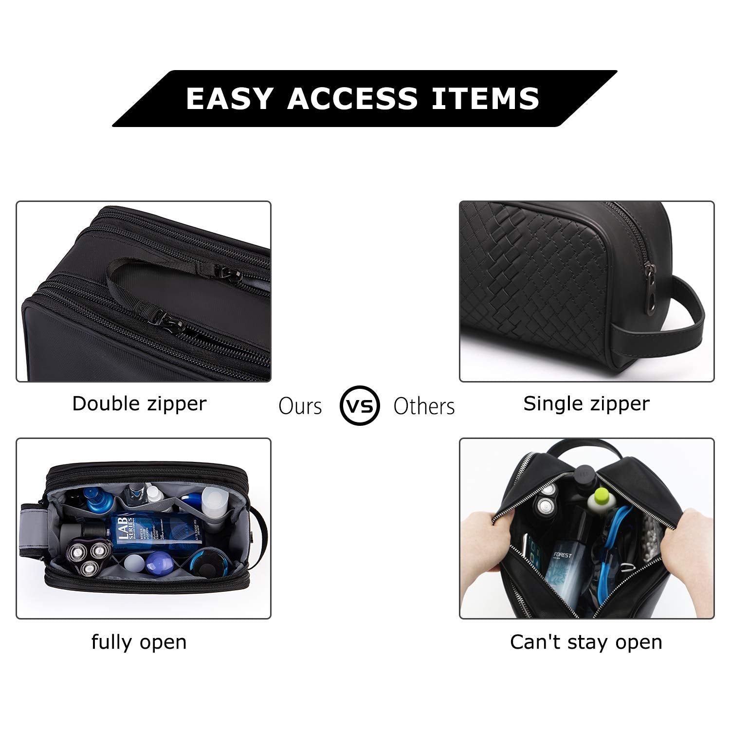 BAGSMART usos múltiples: viaje y hogar en un solo estuche.