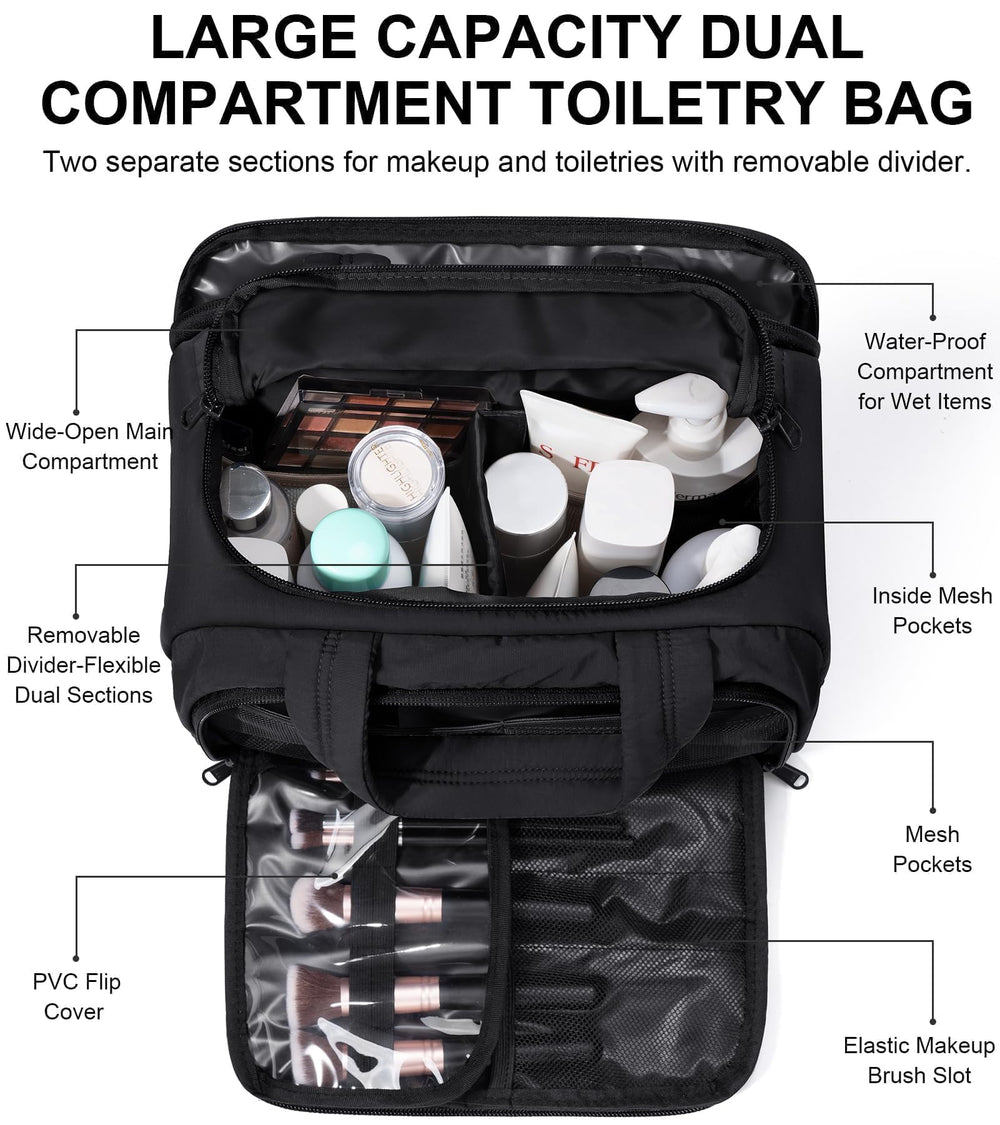 Bagstellar bolsa con 5 compartimentos para una organización eficiente.