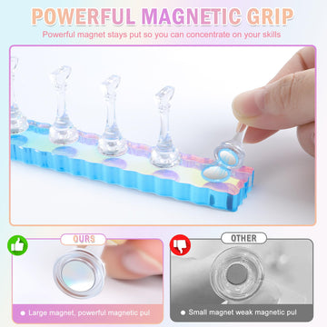 Soporte BAGTeck para uñas pequeñas, ideal para uñas mini.