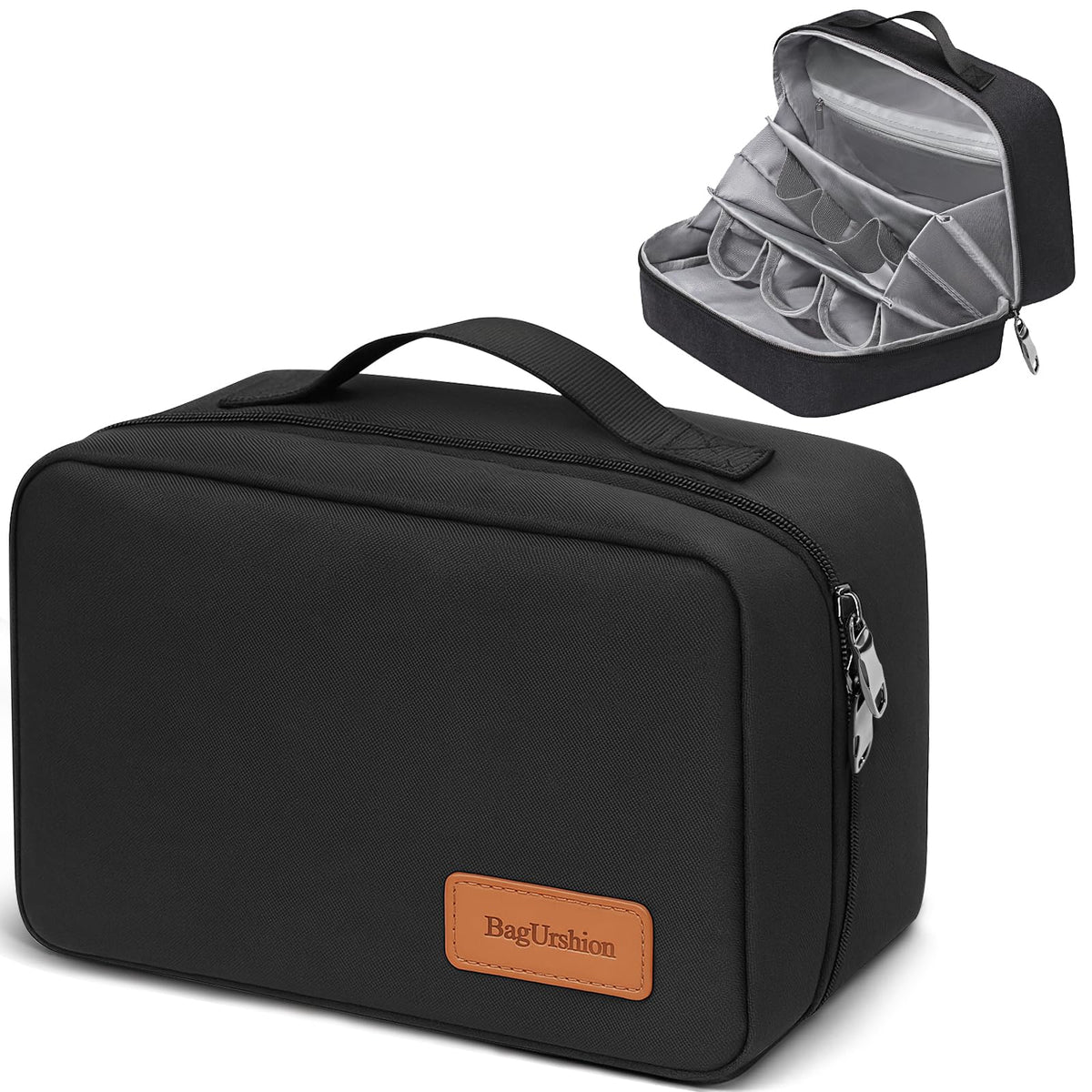 BagUrshion estuche de aseo para hombre con gran capacidad para viaje.