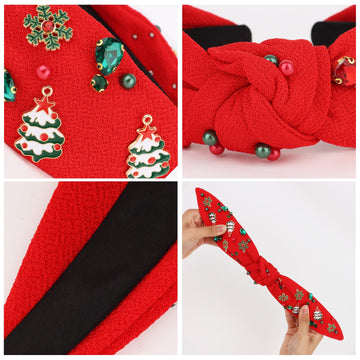 Diadema navideña BAHABY, elástica y cómoda para todo el día.