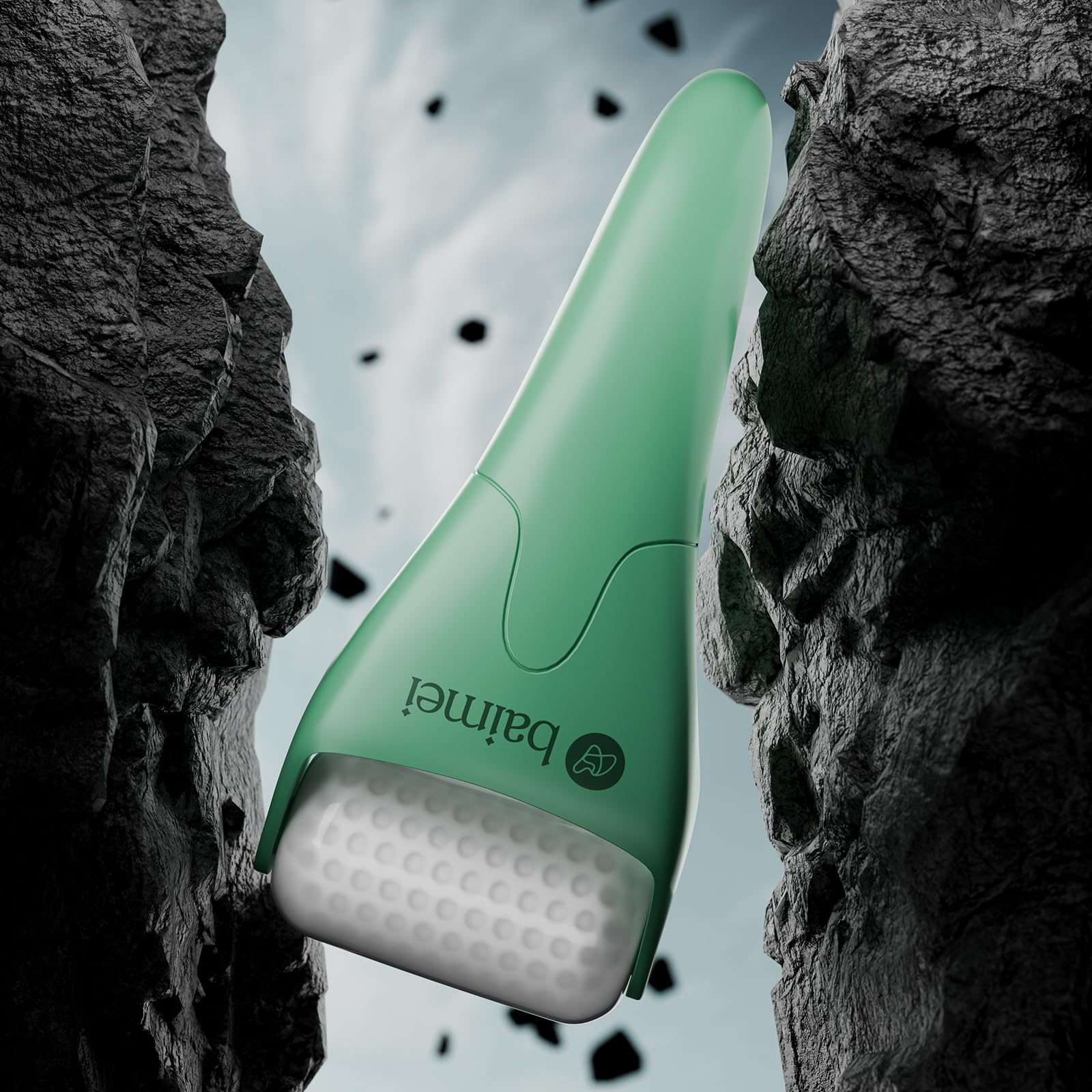 Baimei IcyMe gua sha para esculpir el contorno facial con suavidad.