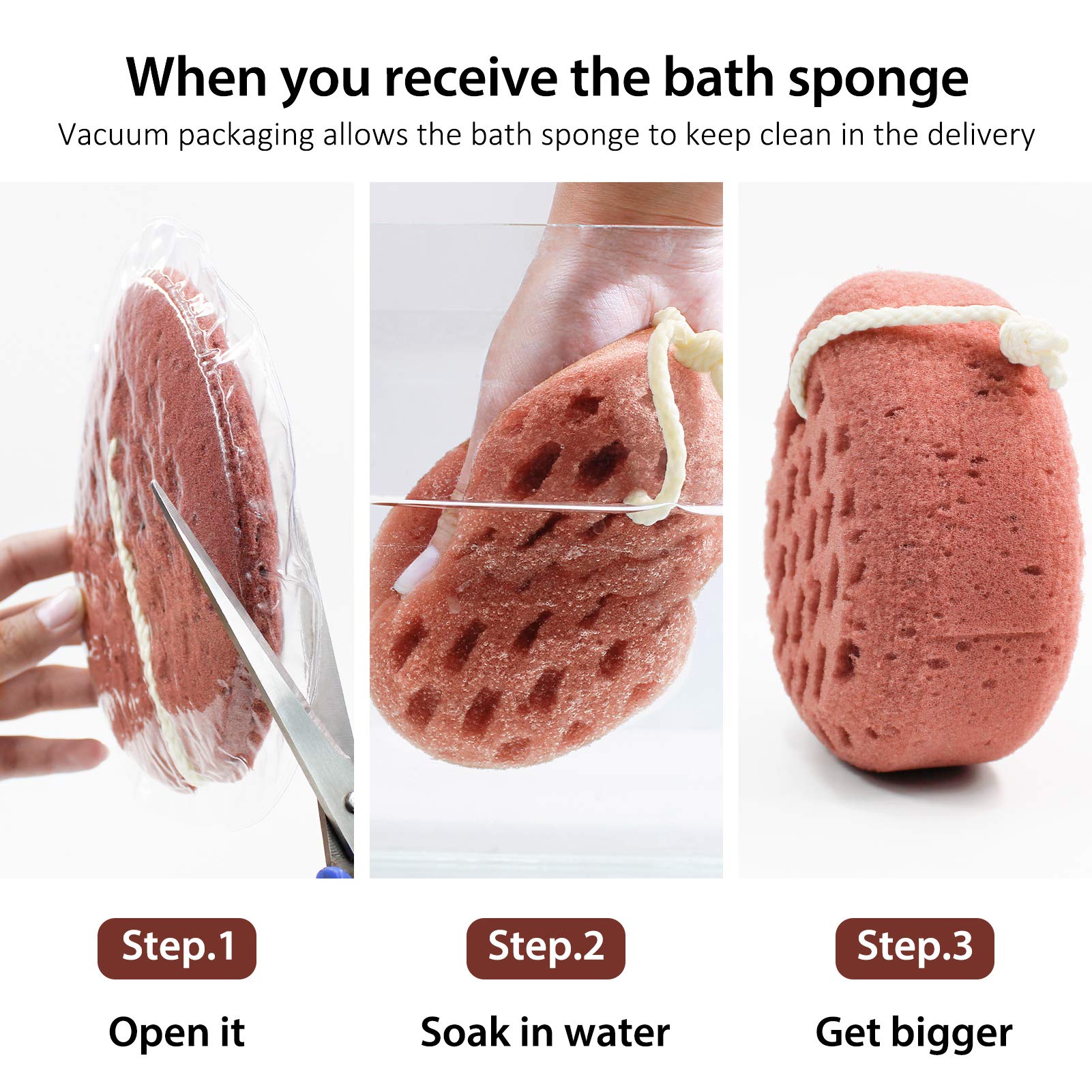 La esponja BAIMEI IcyMe genera abundante espuma para limpieza suave