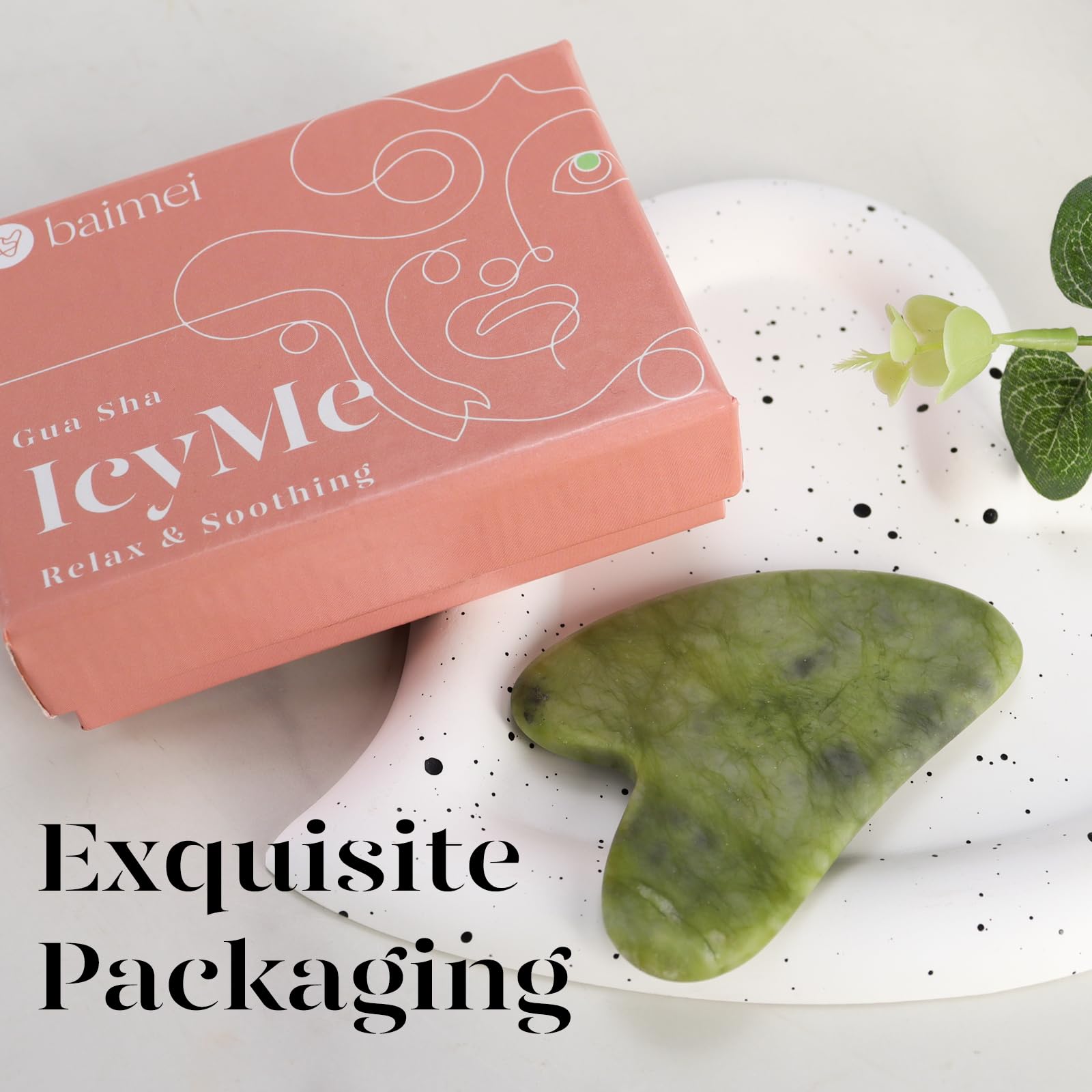 BAIMEI IcyMe Gua Sha diseño duradero para cuidado diario
