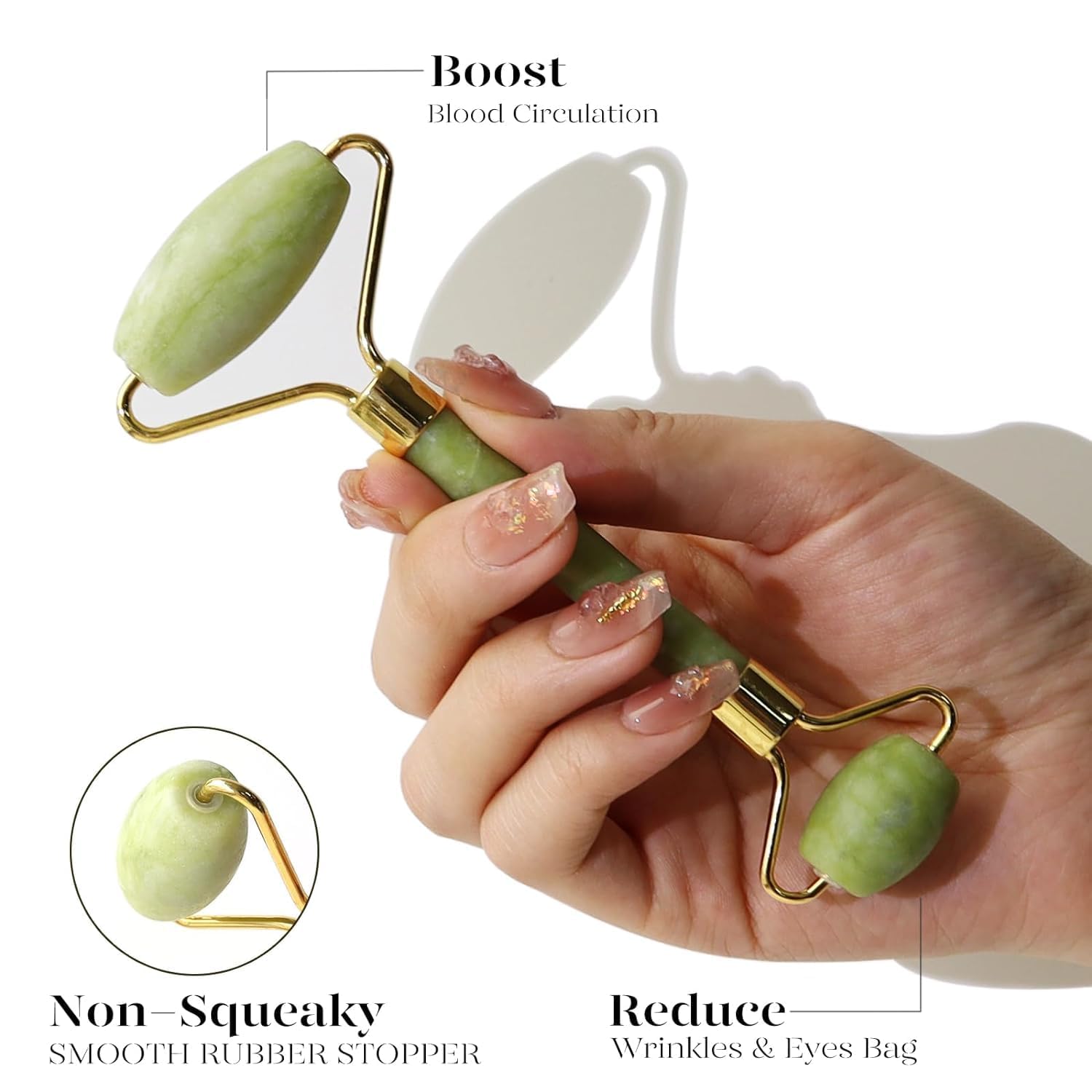 gua sha BAIMEI IcyMe para levantamiento facial y definición de la mandíbula.