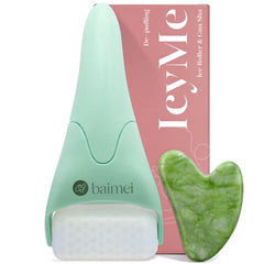 Baimei IcyMe rodillo de cristal frío para reducir la hinchazón facial.