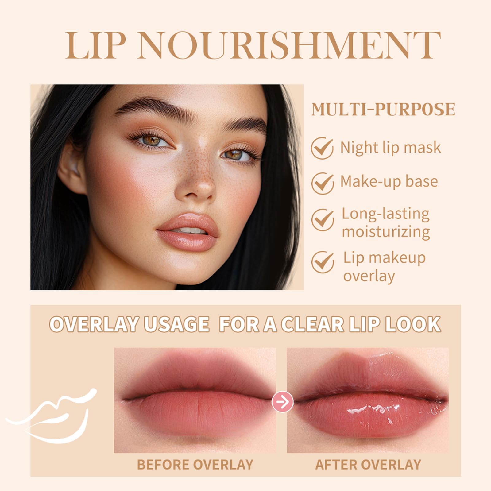 BAISEN DIARY Balsamo Labial: ingredientes naturales para nutrición suave diaria.