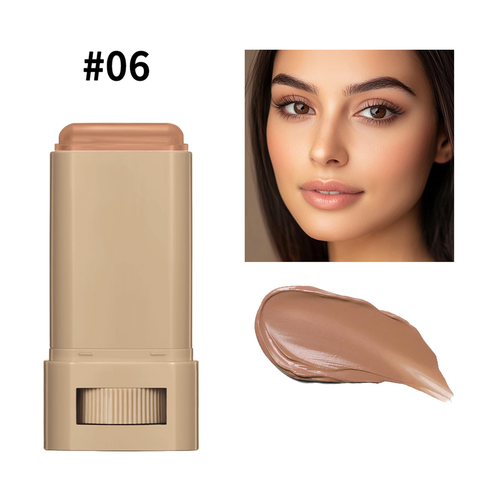 BAISEN DIARY Barra de belleza para aplicación rápida con dedos y acabado uniforme