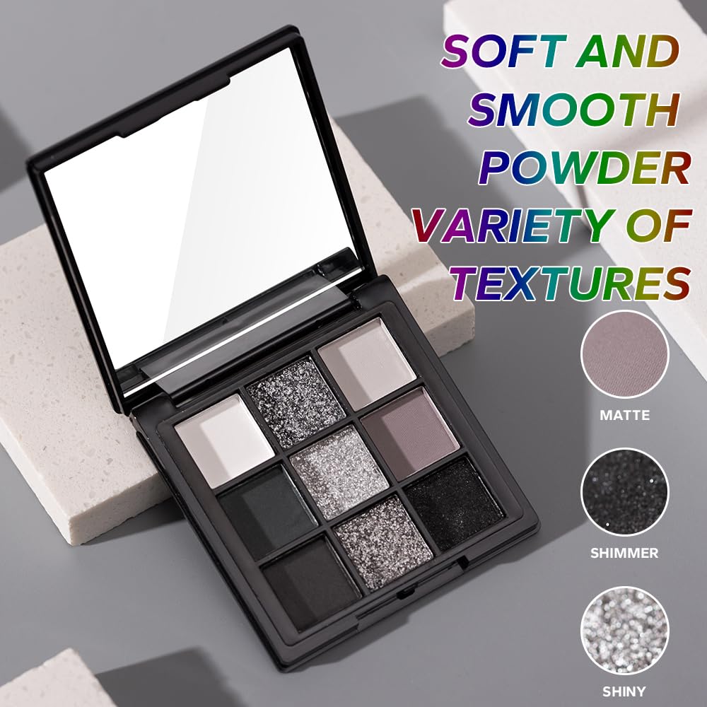 BAISEN DIARY Sombra plata brillante para destellos brillantes.