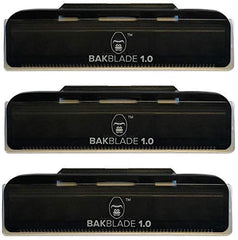 bakblade 1.0 cartuchos para espalda, afeitado suave y rápido.