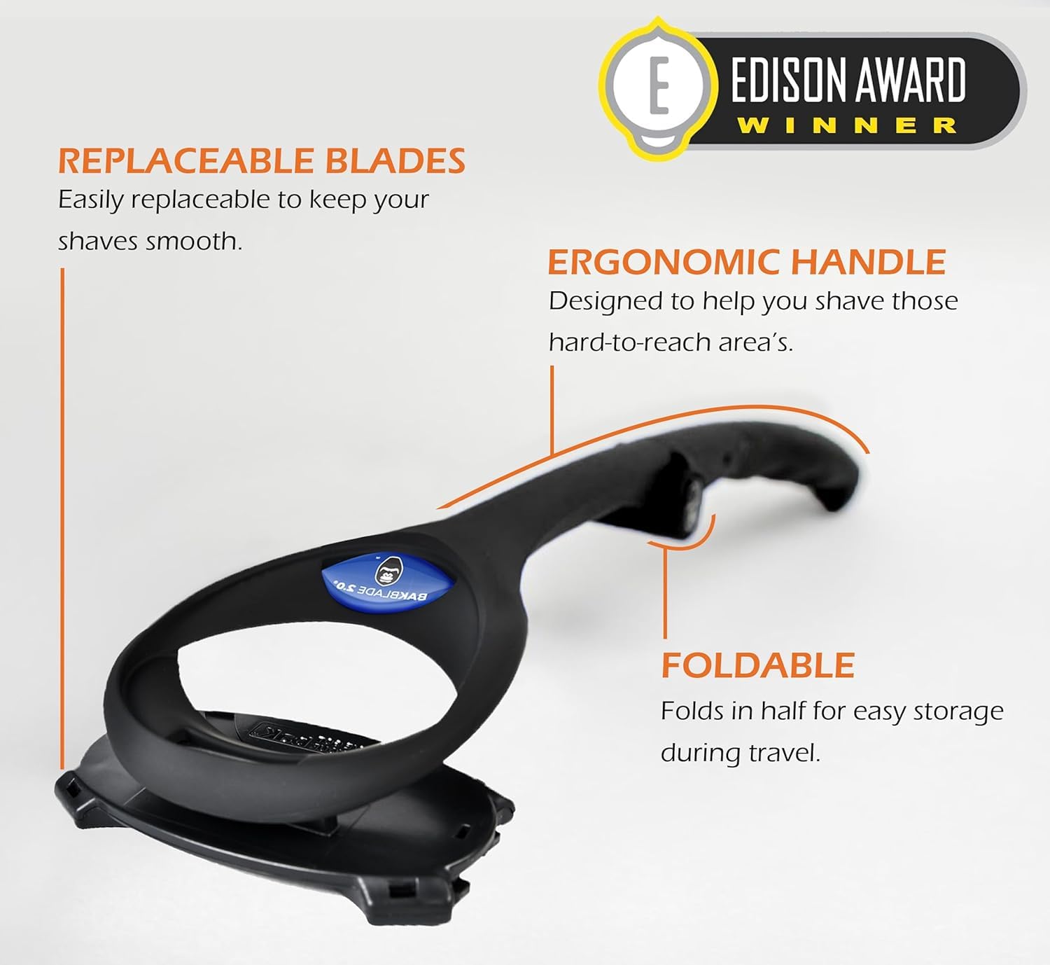 baKblade 2.0 PLUS cuchillas intercambiables para mantener el afeitado suave