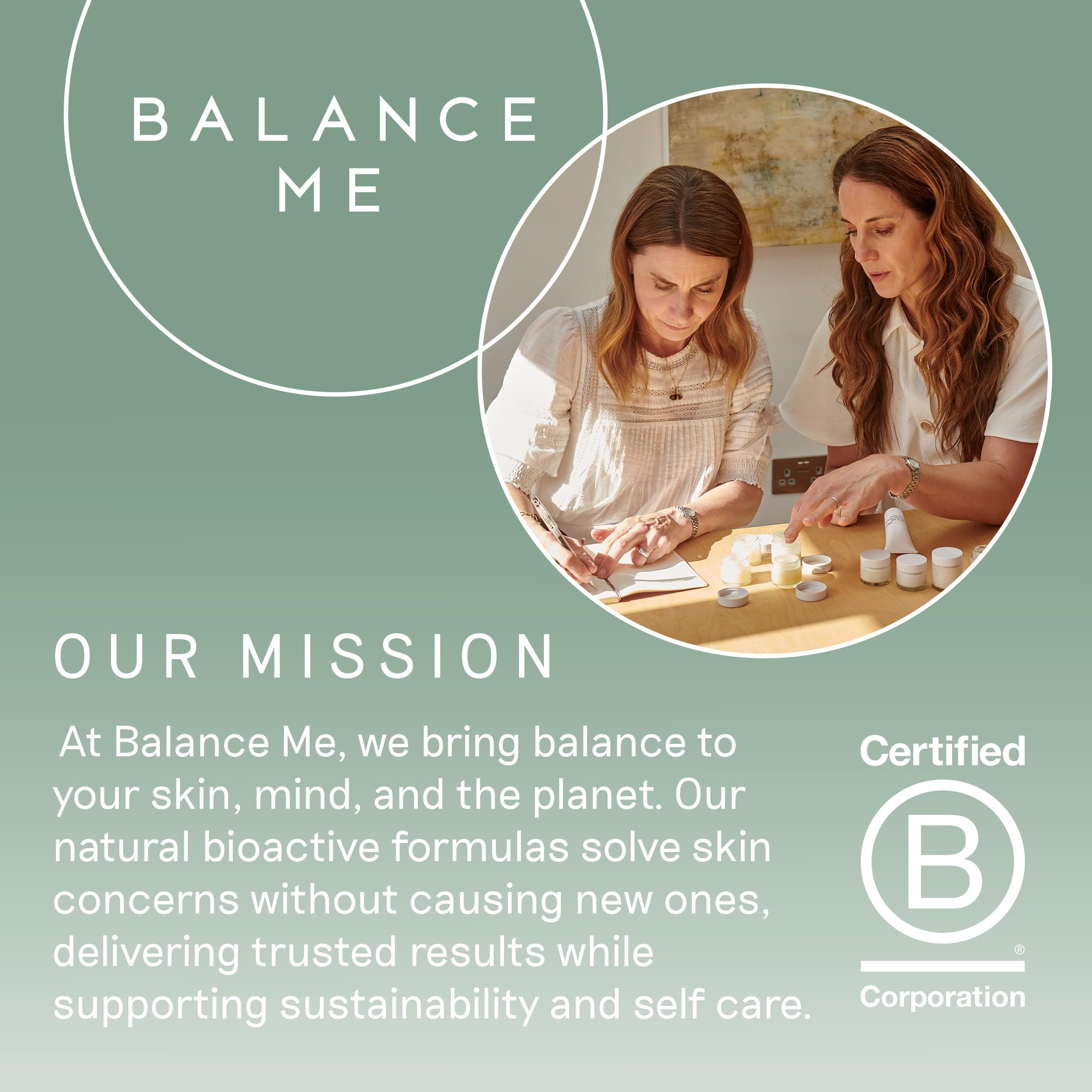 Textura ligera Balance Me Serum, ideal para uso diario.