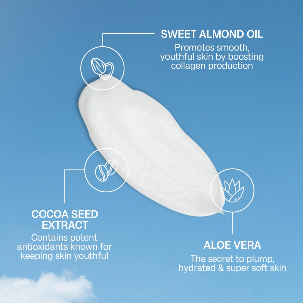 Bali Body aceite de almendra dulce nutre la piel para suavidad.