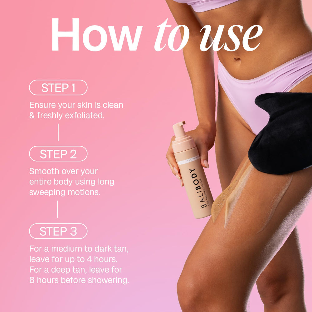 Bali Body Autobronceador Mousse Dark: hecho en Australia, vegano y cruelty-free.