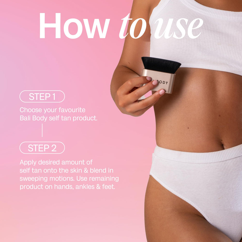 Bali Body Blending Brush perfecta para uso diario y viajes