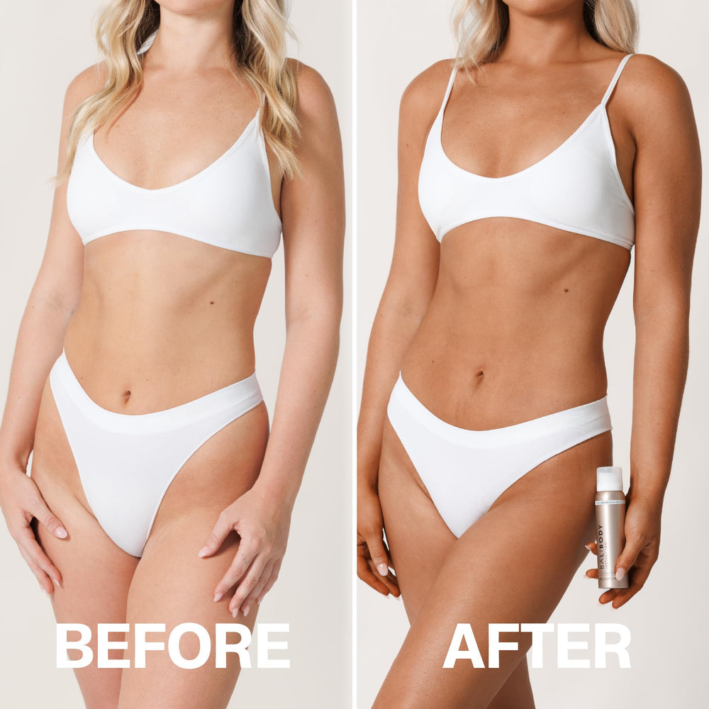 Bali Body Instant Tan Light-Medium: acabado mate y secado rápido tras la aplicación.