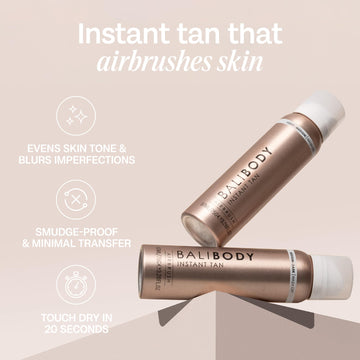 Bali Body Instant Tan Light-Medium: fórmula apta para todo tipo de piel.