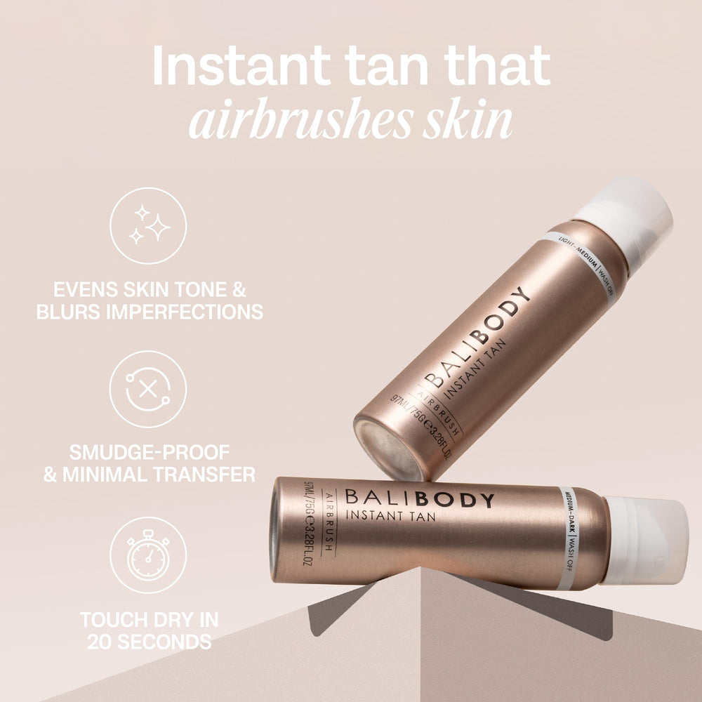 Bali Body Instant Tan Light-Medium: fórmula apta para todo tipo de piel.