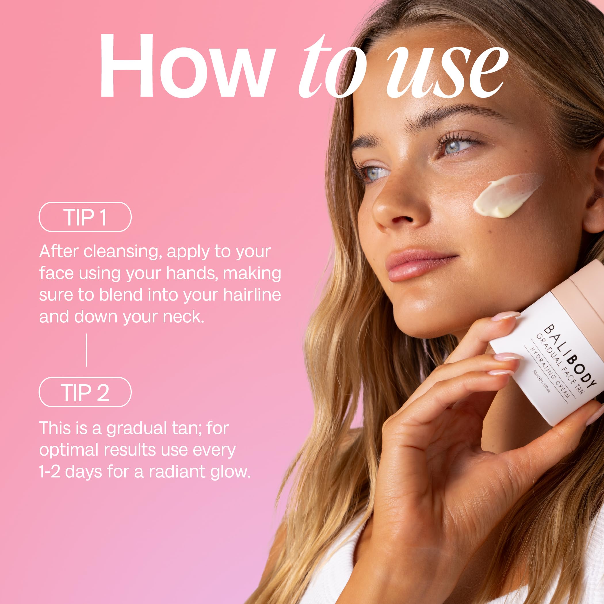 Bali Body tono bronceado natural para un look sutil y duradero.