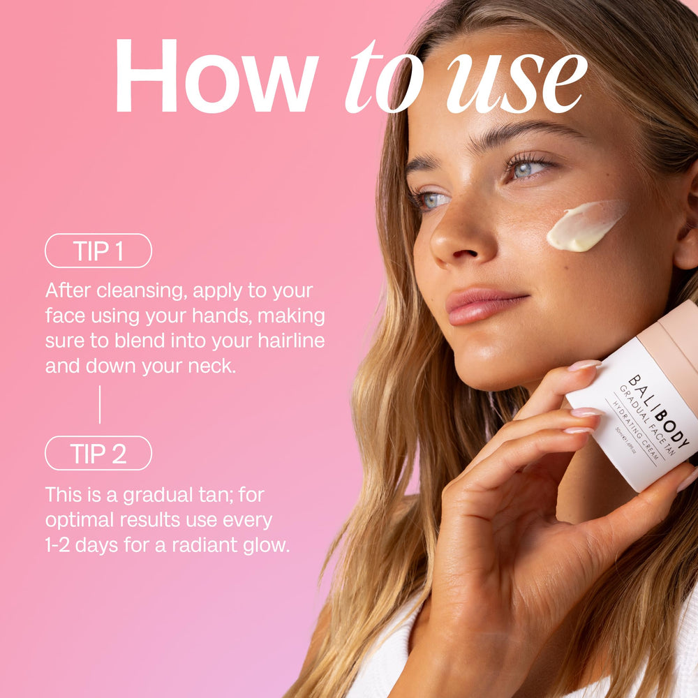Bali Body tono bronceado natural para un look sutil y duradero.
