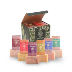 Bali jabones: set regalo lujoso en caja batik para ocasiones especiales