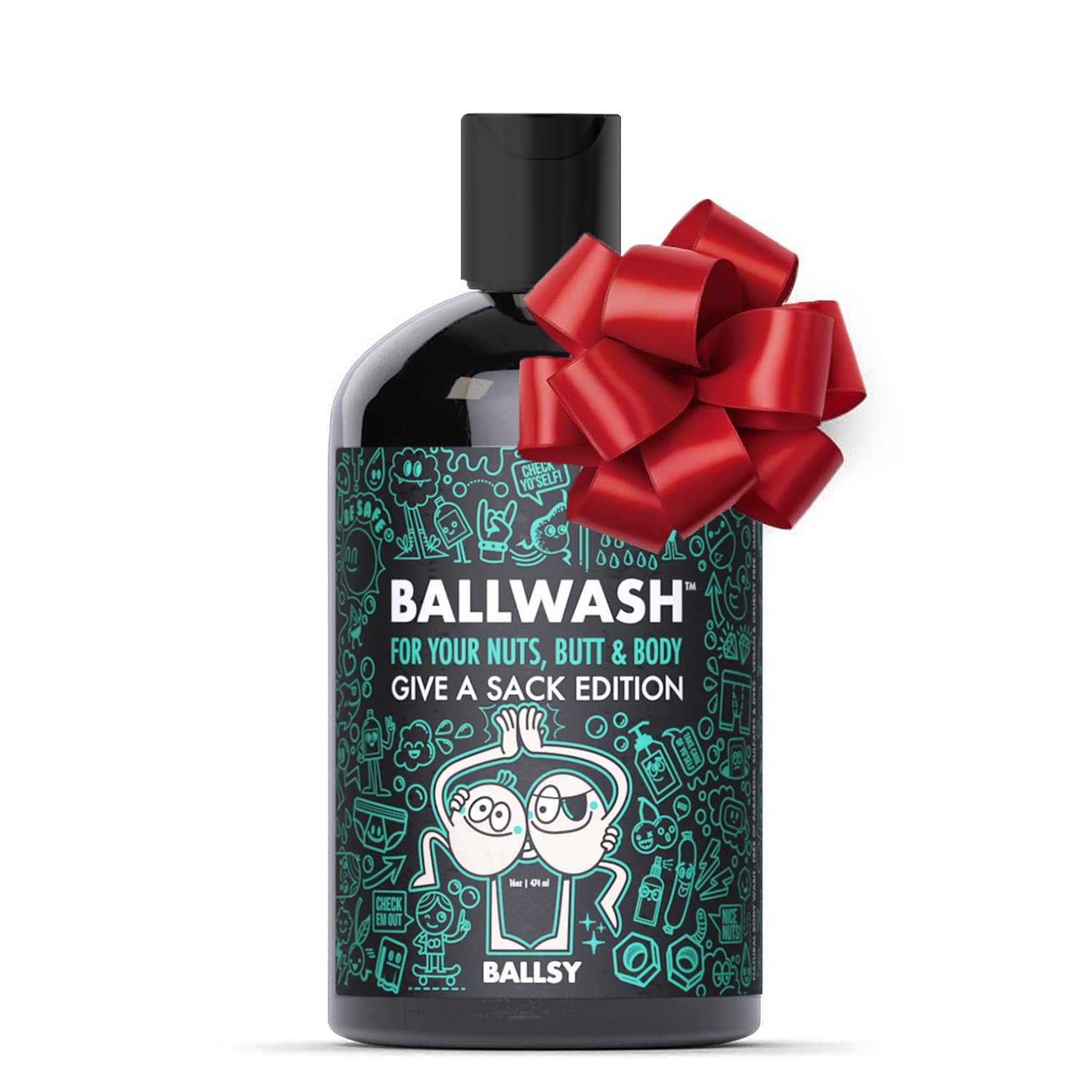 Ballsy jabon corporal con carbon activado y dispensador, limpia profundamente y deja sensacion de frescura.