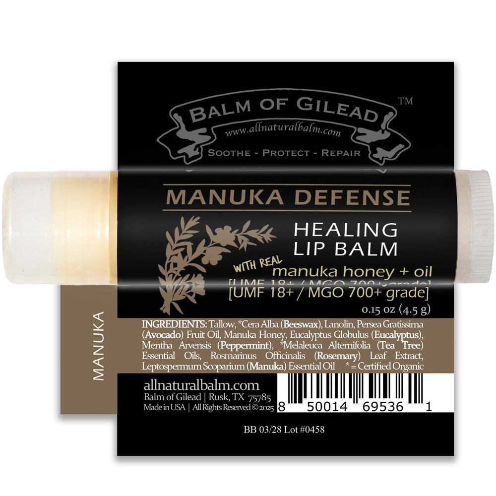 Caja atractiva que resalta el pack BALM OF GILEAD