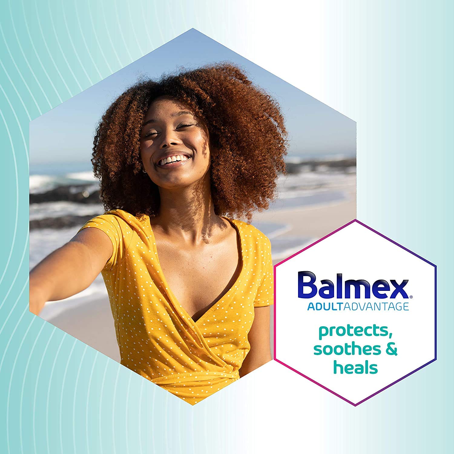 Balmex AdultAdvantage crema de óxido de zinc de fácil aplicación.