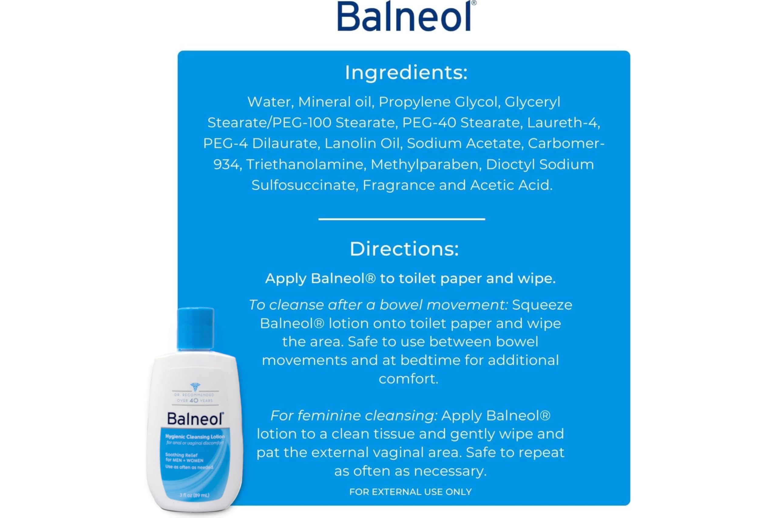 Balneol envase-practico listo para llevar en bolso