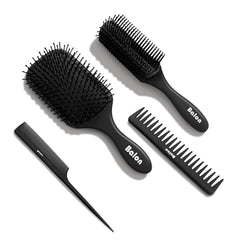 Balon cepillo desenredante paddle para cabello suave y sin tirones.