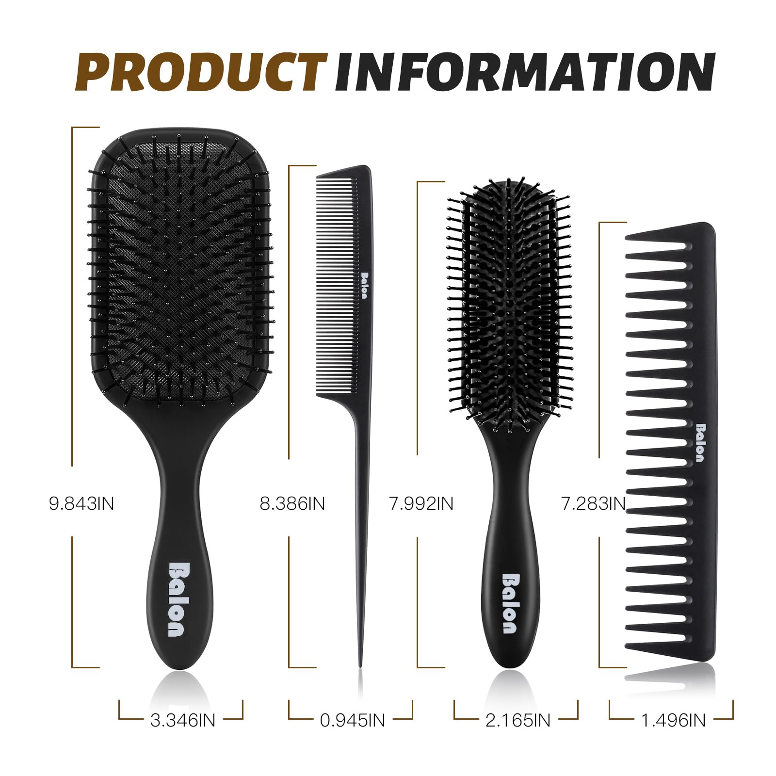 Balon uso húmedo o seco, ideal para cabello mojado y seco.