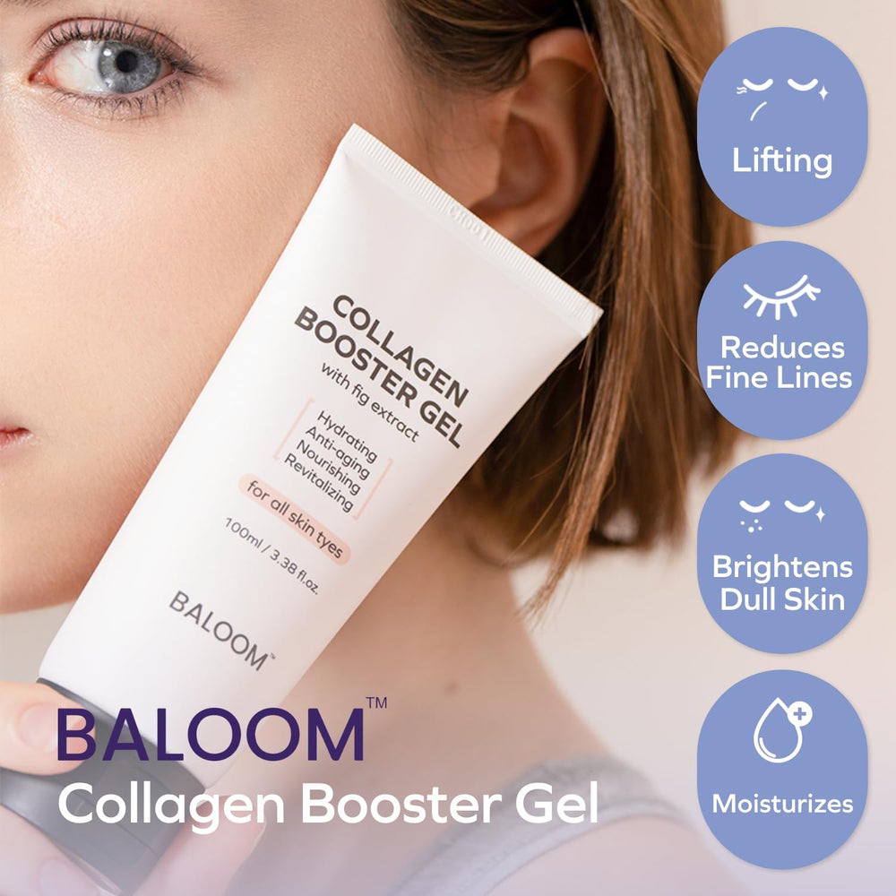 BALOOM Collagen Booster Gel Serum, textura gel ligera que penetra sin grasa