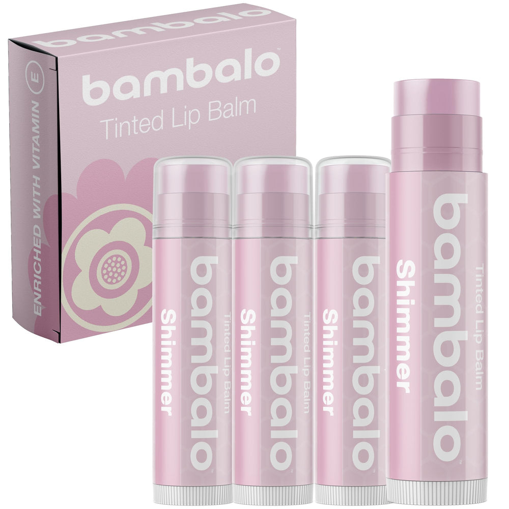 Bambalo balsamo labio tintado brillo perla para un acabado suave y luminoso