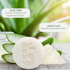Bambaw arcilla blanca natural purificante y exfoliante suave.