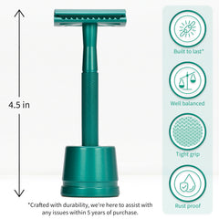 Lames Bambaw incluses, lames inox pour rasage durable et net