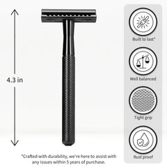 Lames incluses: cinq lames durables pour un rasage proche