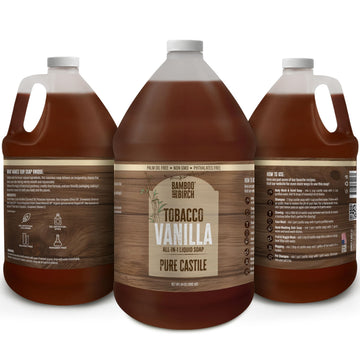 BAMBOO AND BIRCH jabón castilla líquido, ducha para uso corporal suave