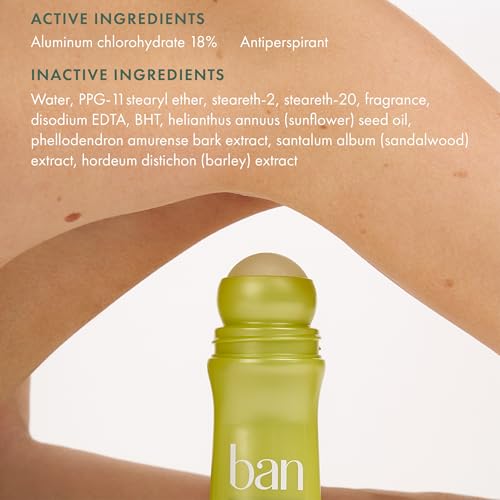 Ban Invisible Roll-On: ideal para uso diario y viajes